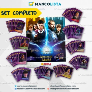 Set Completo Set Harry Potter Conad Momenti Magici 2024 80 card con album - Foto 1 di 1