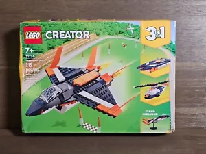 LEGO Supersonic Jet 31126 Creator 3 en 1 se convierte en helicóptero o lancha rápida NUEVO - Imagen 1 de 3