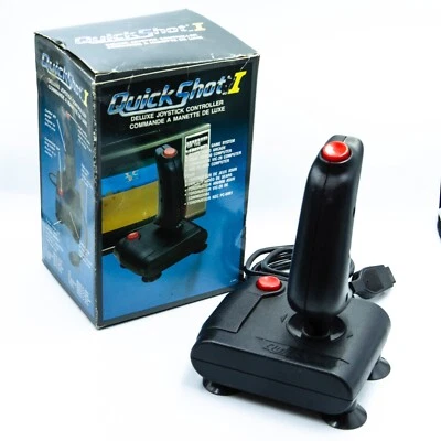 Quick Shot I Joystick Controller + Box | Atari 2600 Commodore | Tested & Working - Image 1 of 4