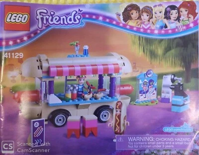 LEGO 41129 Friends Parque de Atracciones Hot Dog Van Juego de Construcción - Multicolor Foto 1 de 2
