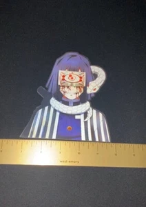 Calcomanía adhesiva de coche de movimiento anime lenticular 3D Demon Slayer Obanai Peeker - Imagen 1 de 3