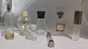 Lot 7 Antique PRINCE MATCHABELLI Avon Hoyts Perfume Cologne Vtg Glass Bottles - Picture 1 of 10