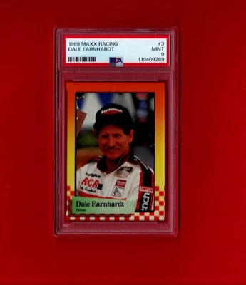 1989 Maxx (Racing)#3 Dale Earnhardt Rookie CardPSA 9 Mint $$$$$ {The Goat} - Image 1 of 2
