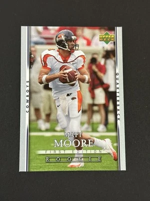 2007 Upper Deck First Edition Matt Moore Rookie #163 Dallas Cowboys RC (T) - Image 1 of 2