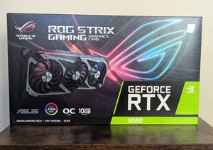 ASUS Nvidia GeForce ROG Strix RTX3080 Gaming OC 10GB GDDR6X - Picture 1 of 11