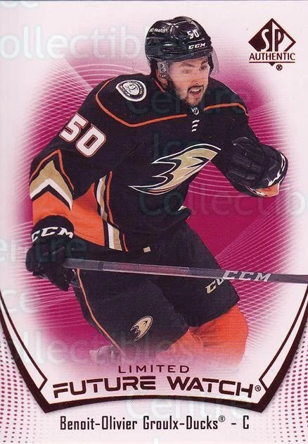 2021-22 SP Authentic Limited Red #184 Benoit-Olivier Groulx - Image 1 of 1