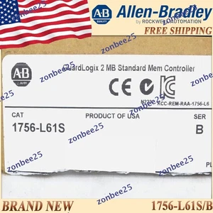 NEW AB 1756-L61S/B GUARDLOGIX CONTROLLER MODULE 1756L61S US Stock 1756-L61S serB - Picture 1 of 5