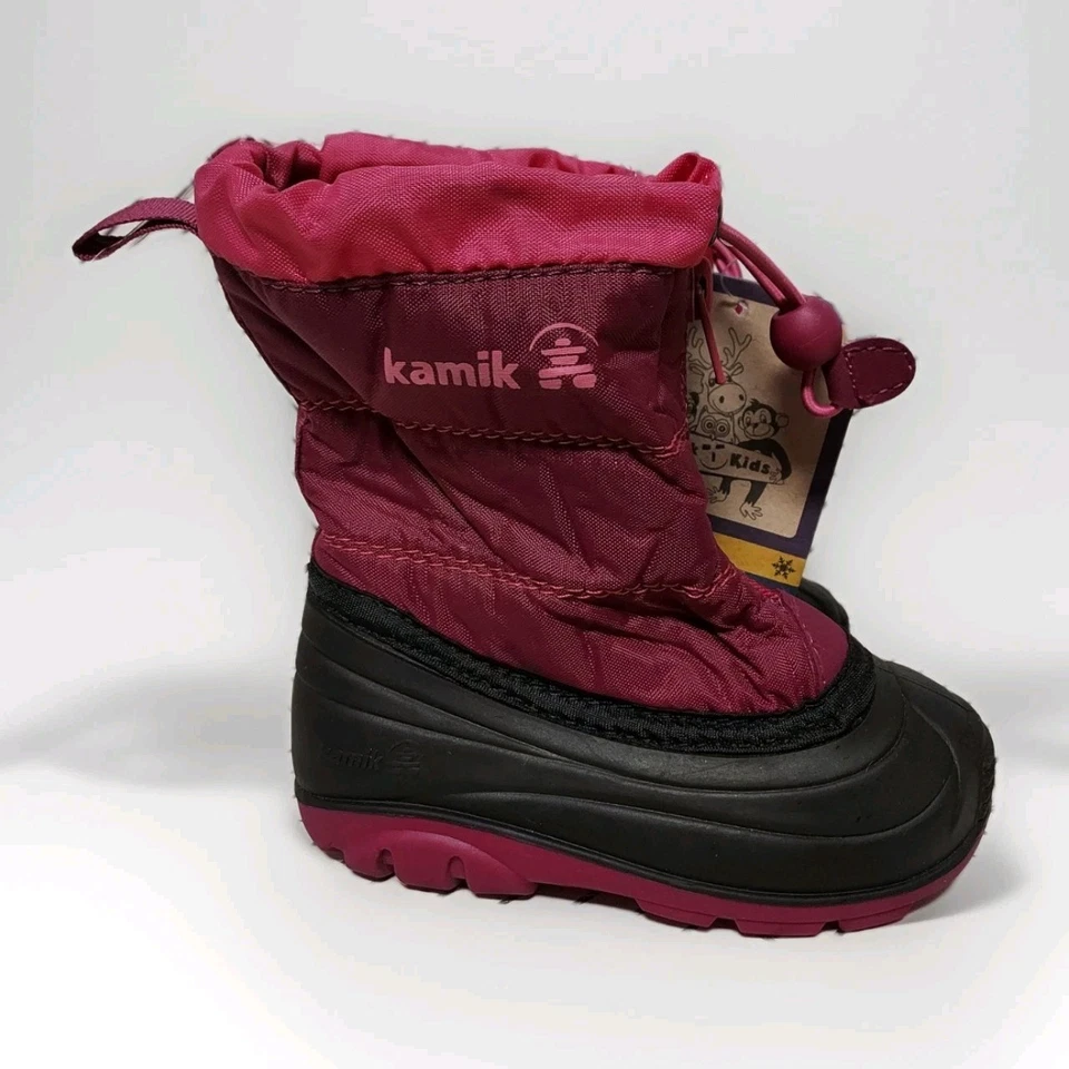 🥥 Kamik Girls Winter Boots Purple Size 6🆕️AS SHOWN👇 - Image 1 of 4