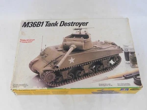1/35 Testors Italeri WWII M36B1 Tank Destroyer Plastic Model Kit 794 Complete - Picture 1 of 2