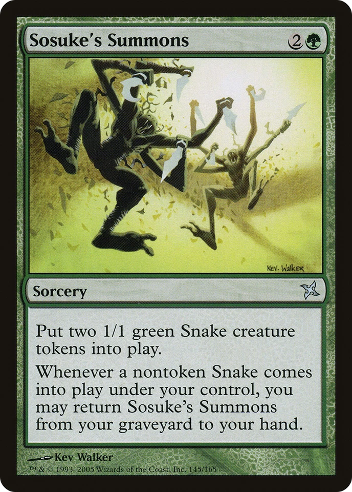 Sosuke's Summons #145 (MP) Betrayers of Kamigawa BOK Magic MTG - Image 1 of 1