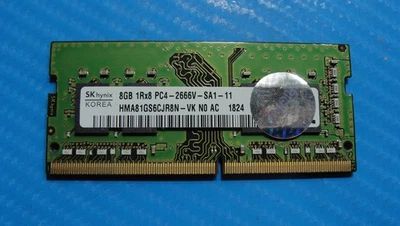 Dell 15 5587 SK Hynix 8GB 1Rx8 PC4-2666V Memory RAM SO-DIMM HMA81GS6CJR8N-VK - Image 1 of 2