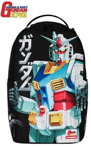 SPRAYGROUND GUNDAM GRUNGE BACKPACK SHARK POSTERS B7117 NEW BAG WITH TAGS - Picture 1 of 4