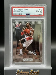 2012 Panini Prizm #22 John Wall PSA 10 First Year Prizm - Picture 1 of 2