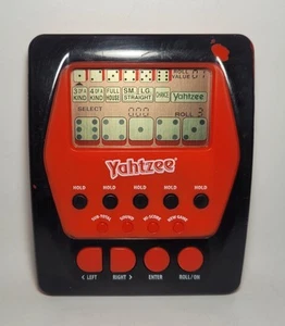 Yahtzee Handheld Electronic Game - Tested & Working! Hasbro 2012 Red/Black A2125 - Picture 1 of 5
