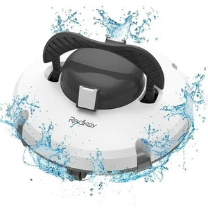 Cordless Robot Pool Cleaner 5200mAh Auto Vacuum IPX8 Waterproof Rechargeable - Picture 1 of 8