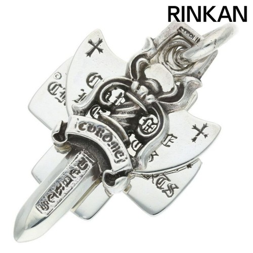 CHROME HEARTS CROMO CUORI 3 BIGIOTTERIA OLDee THREEet TRINKE SILVER NEC TOPo UOMOc5a860