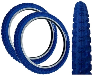 PAIR KENDA 20 x 2.25 BLUE K-51 Compe 3 Tread BMX / Mountain Bike TYRES - Picture 1 of 10