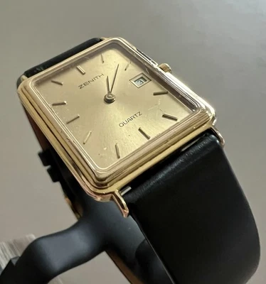 Reloj Hombre Vintage Zenith Estilo Tank Tono Dorado  Foto 1 de 4