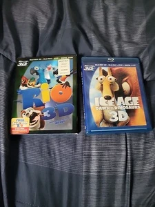 Rio And Ice Age: Dawn Of The Dinosaurs 3D Blu Ray Sets. Includes DVD And DIgital - Picture 1 of 6