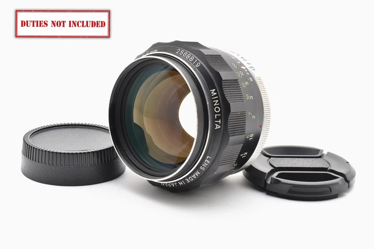 Minolta f/1.2 58mm Focal Camera Lenses for sale | eBay