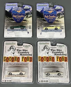 Greenlight 1967 Ford Mustang 4 Car Lot 1:64 Diecast - Bild 1 von 1