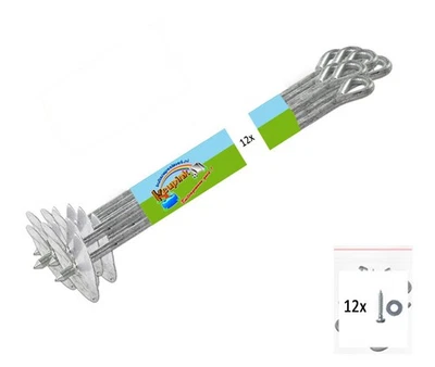 12x Bodenanker Spielturm 50 cm Schaukel Erdnagel Anker Erdanker Schaukelanker - Bild 1 von 2
