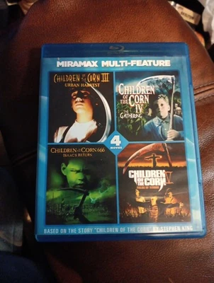 Set  Of 4 Children of the Corn III-666 Blu-ray 2011 EXCELLENT Horror Halloween  Foto 1 de 4