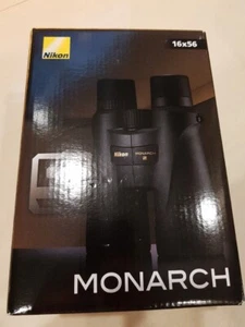 NIKON Monarch 5 16×56 Binoculars Dach Prism Waterproof High Magnification Black - Picture 1 of 8