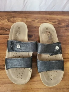 Inblu Womens Wedge Sandals Mules Slip On Black UK Size 5 UK 38 EU - Picture 1 of 8