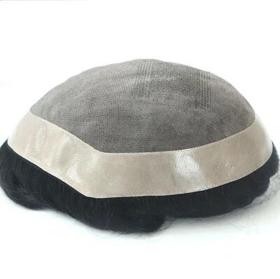 Мужские Toupee человеческих волос замены Remy волос тонкий моно кожи система шиньоны - Изображение 1 из 4