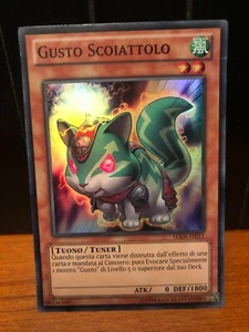 CARTA YU-GI-OH! GUSTO SCOIATTOLO HA06-IT011 SUPER RARA ITA - Imagen 1 de 2