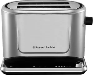 NEW Russell Hobbs Attentiv Stainless Steel 2 Slice Toaster 26210 - Picture 1 of 12