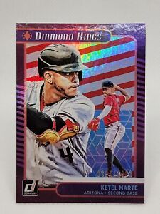 Ketel Marte 2021 Donruss #30 FOIL /2021 Diamondbacks Diamond Kings Baseball Card