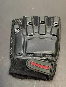 Tippmann paintball tactical armored half finger left glove adult large black - Picture 1 of 5