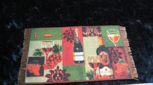 1:24 Dollhouse WELCOME MAT/ kitchen, bath, bedroom anywhere area rugs! #28 - Imagen 1 de 1