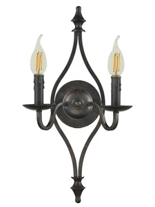 SPW15017-P24 -DALE TIFFANY 11"X6"X19" Ebert Wall Sconce - Picture 1 of 1