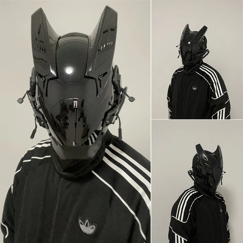 Cyberpunk Mask Cosplay Helmet Star Wars Kamen Rider Dance Props Halloween Toys - Image 1 of 4