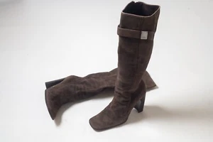 GUCCI Damen Stiefel Braun High Knee Wildleder Größe EU 40 C / US 10 - Bild 1 von 10