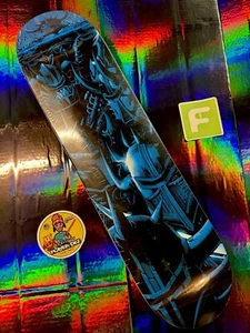 RARE Darkstar Blue Warrior Battle Team Squad VINTAGE Skateboard Deck 7.5 Resin 7 - Picture 1 of 7