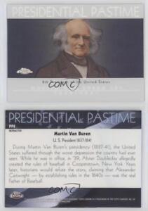 2004 Topps Chrome Presidential Pastime Refractors Martin Van Buren #PP8