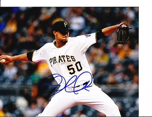 PITTSBURGH PIRATES CHARLIE MORTON SIGNED PITCHING 8X10 - Picture 1 of 1