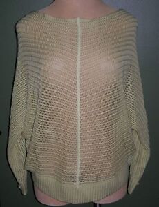 Lane Bryant 6TH & LN Light Green Dolman Sleeve Open Weave Sweater 22/24 