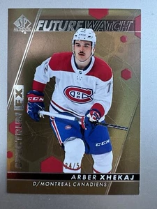 Arber Xhekaj Future Watch Gold Spectrum FX /50 Montreal Canadiens SP Rookie - Picture 1 of 7