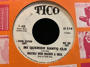 wlp GRACIELA w/ MACHITO & Orc. Mi Querido Santo Clo/ Celos Negros TICO T-428 EX - Picture 1 of 4