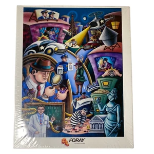 Foray Technologies Jigsaw Puzzle Artist Jett Jackson 15 X 22 NEW 513pc Art Crime - Picture 1 of 1