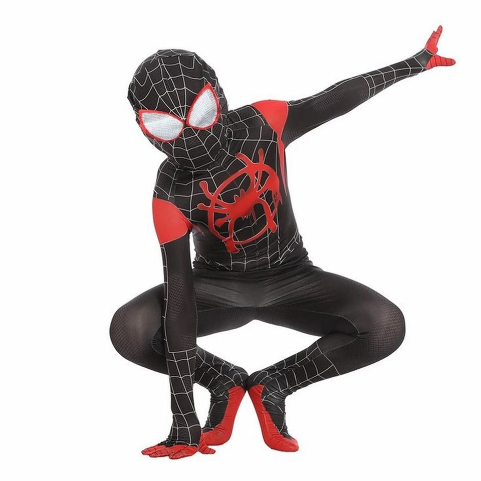 Fantasia fantasia fantasia homem-aranha preto cosplay crianças meninos - Imagem 1 de 4