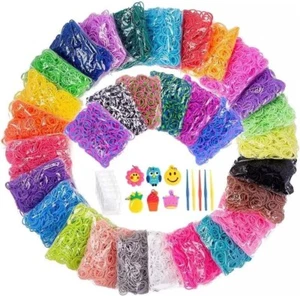 15000+ Loom Rubber Band Refill Kit in 31 Colors Bracelet Making Kit for Kids NEW - Picture 1 of 6