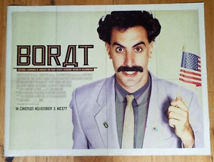 BOARAT CULTURAL LEARNINGS OF AMERICA DOUBLE SIDED UK QUAD POSTER 40” x 30” NEW - Picture 1 of 11