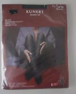 NEU & OVP: KUNERT WARM UP STRUMPFHOSE ! 60 DEN! Gr. 48/50 bzw. XL! 60 DEN blau - Picture 1 of 2
