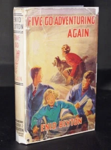 ** Rare ** Five Go Adventuring Again Enid Blyton 1st Edition 1943 - Foto 1 di 13